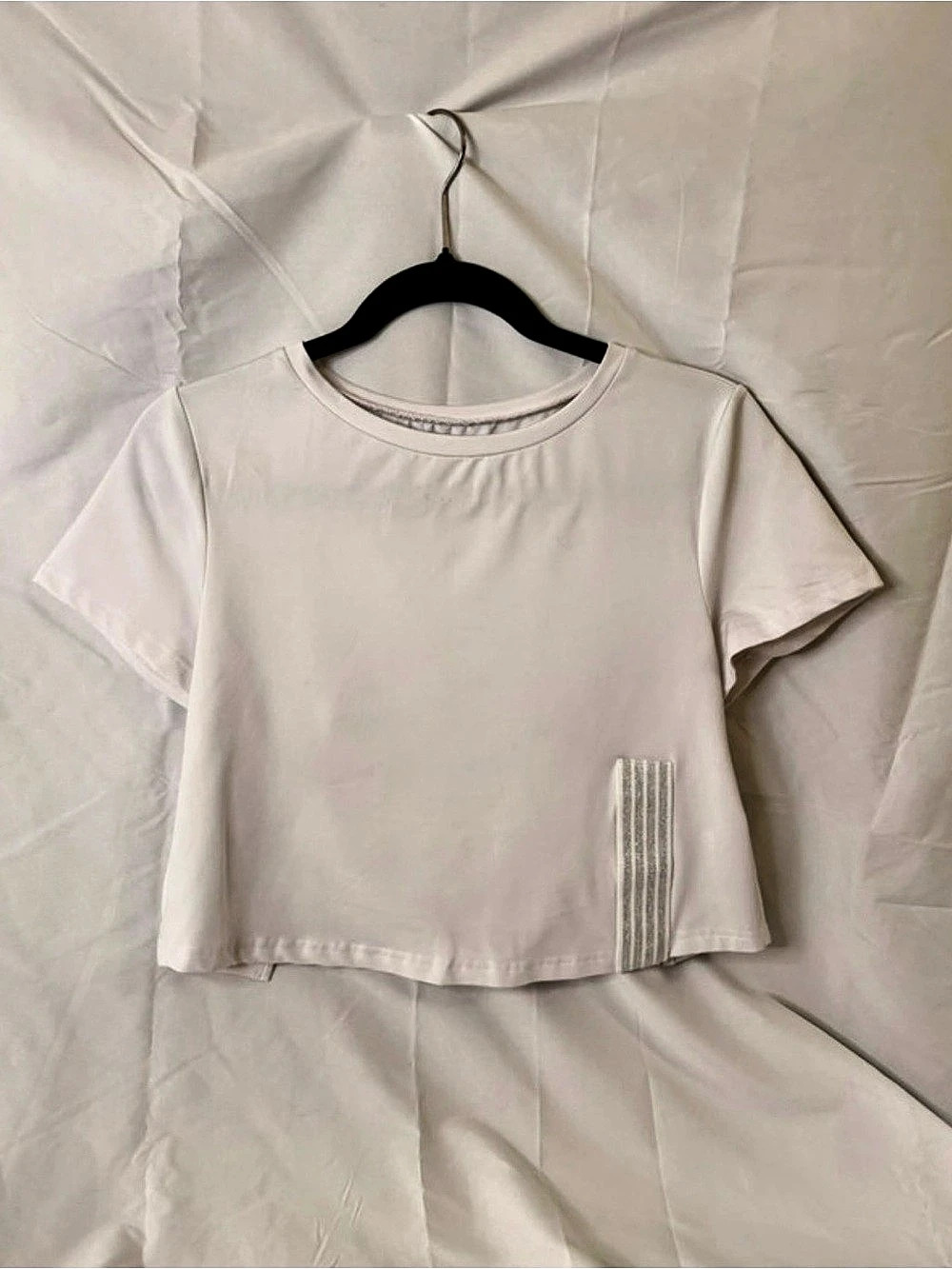 Women’s White Open Back Athletic Top